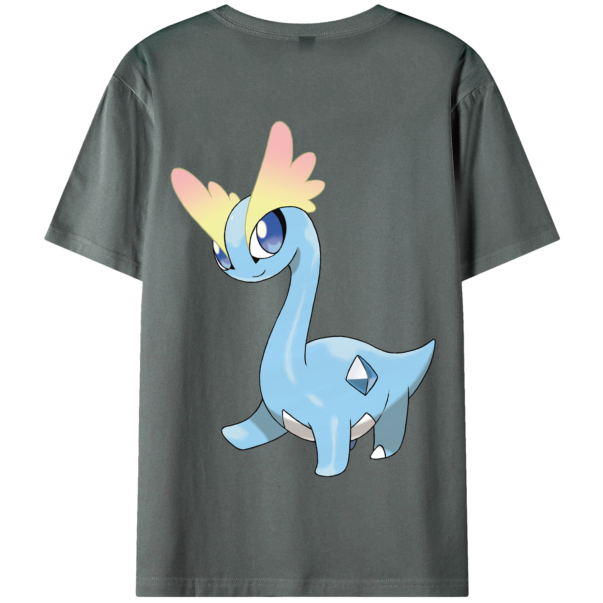 （画像用） ポケットモンスター Pokémon 綿100％半袖Tシャツ（背面プリント）